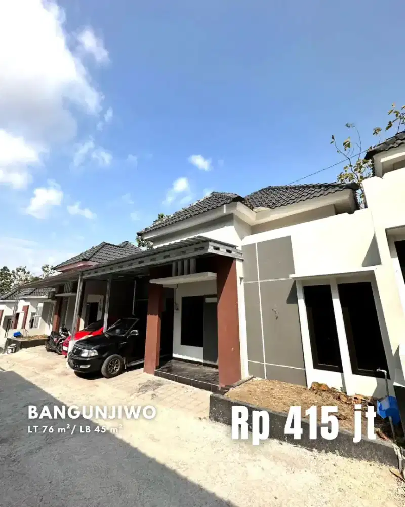 Dijual Rumah Modern Minimalis di Bangunjiwo