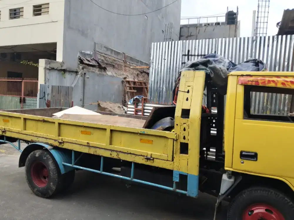 Jasa buang puing sampah triplek dan jual urugan