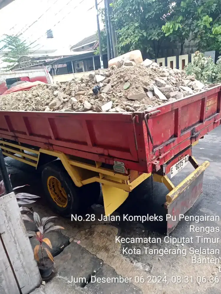 Jasa buang puing tanah dan sampah murah