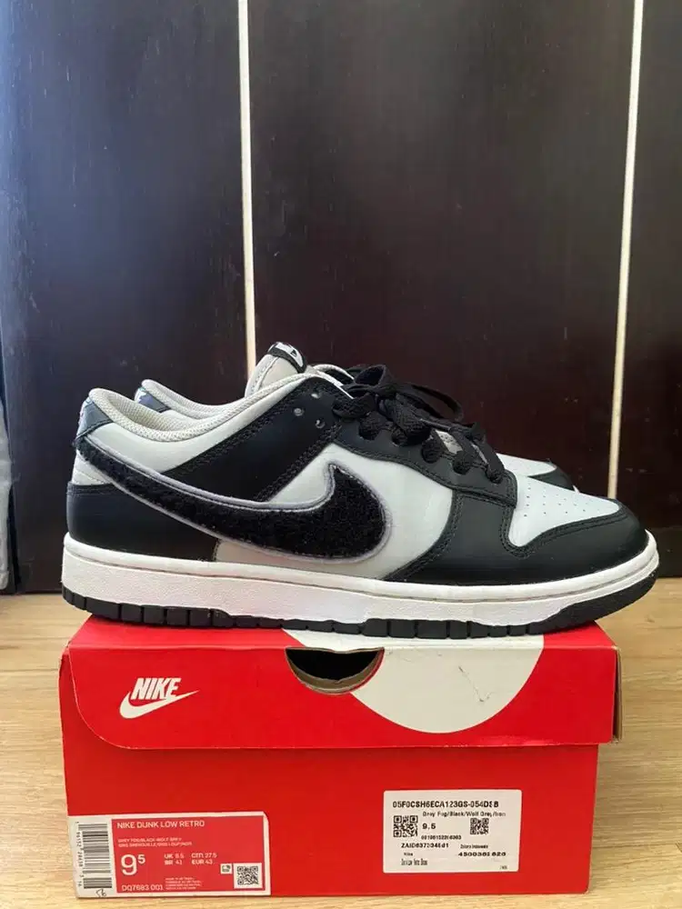 Nike dunk low retro grey fog size 43/27,5cm