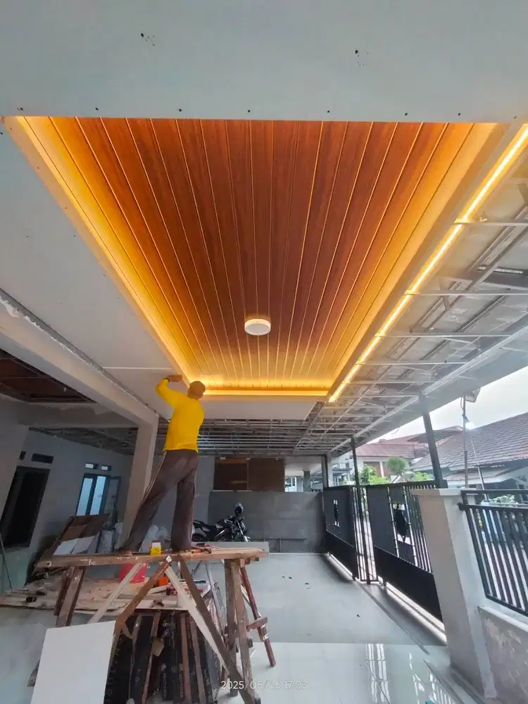 Furniture gypsum dekorasi penyekat ruangan kantor