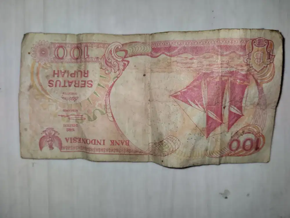 Duit seratus rupiah kapal layar