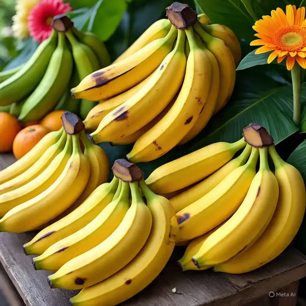 pisang ambon, pisang kepok, pisang tanduk
