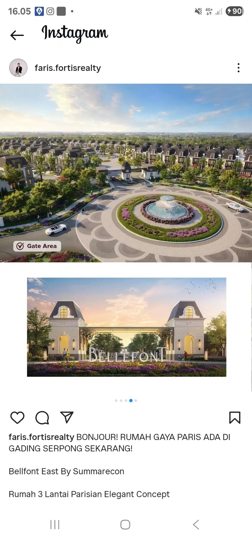 Type 12 BELLEFONT EAST 3LANTAI 7,6MAN SUMMARECON SERPONG