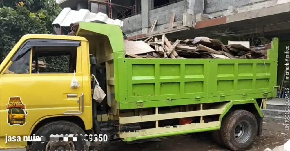 Jasa buang puing murah barang bekas dan jual urugan