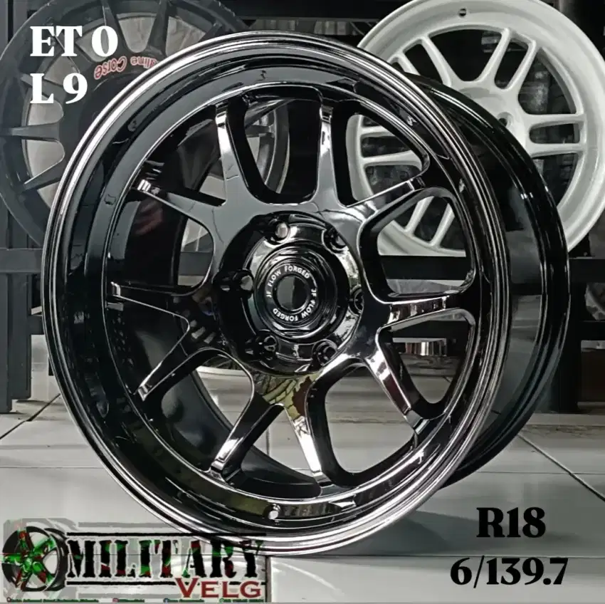 JF Nero Flowforming R18 Blackchrome