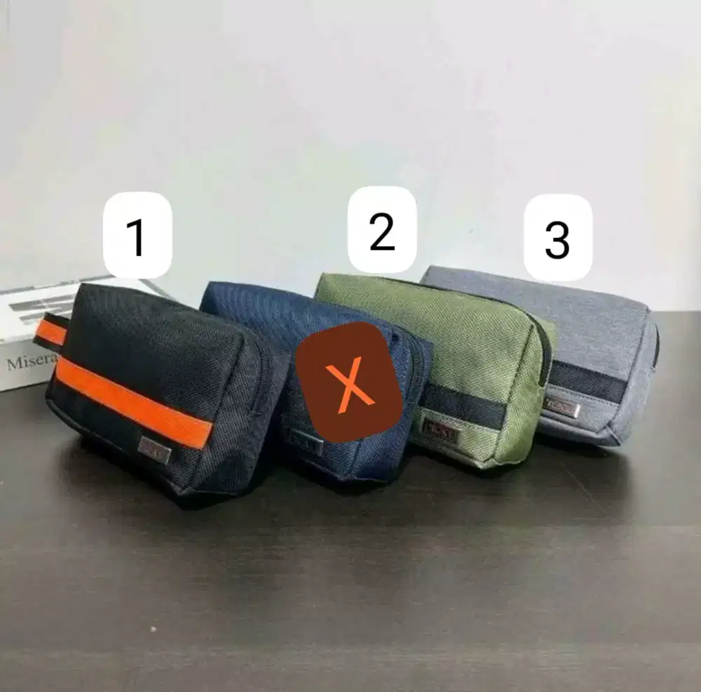 Pouch Tumi Toiletry Small Ready 3warna