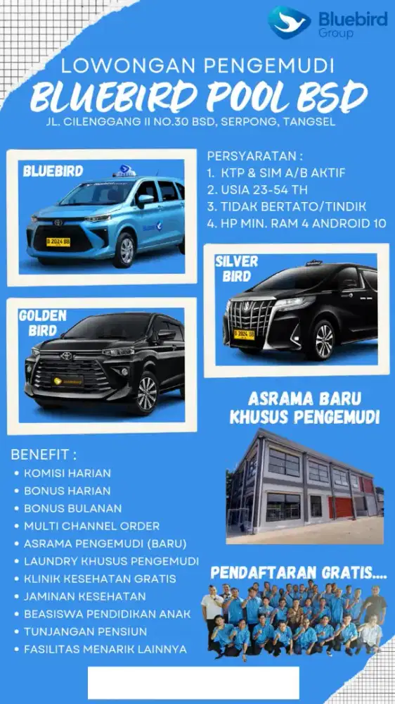 Di butuhkan DRIVER APSH Bandara