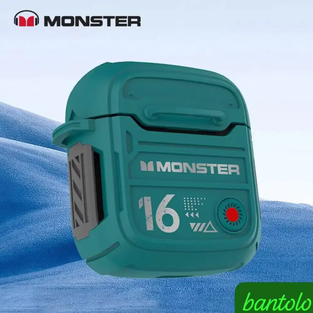 Monster xkt16 tws bluetooth earphone wireless headset hi-fi original
