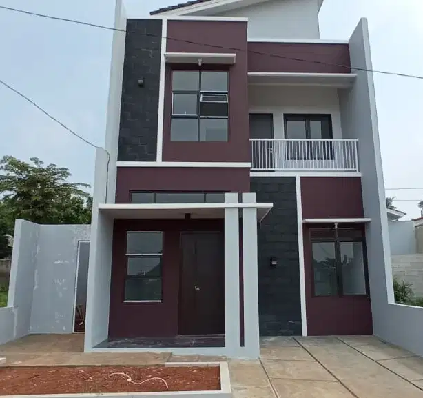 Rumah 2 Lantai Di Setu Dekat MM2100 Hanya 600Jutaan