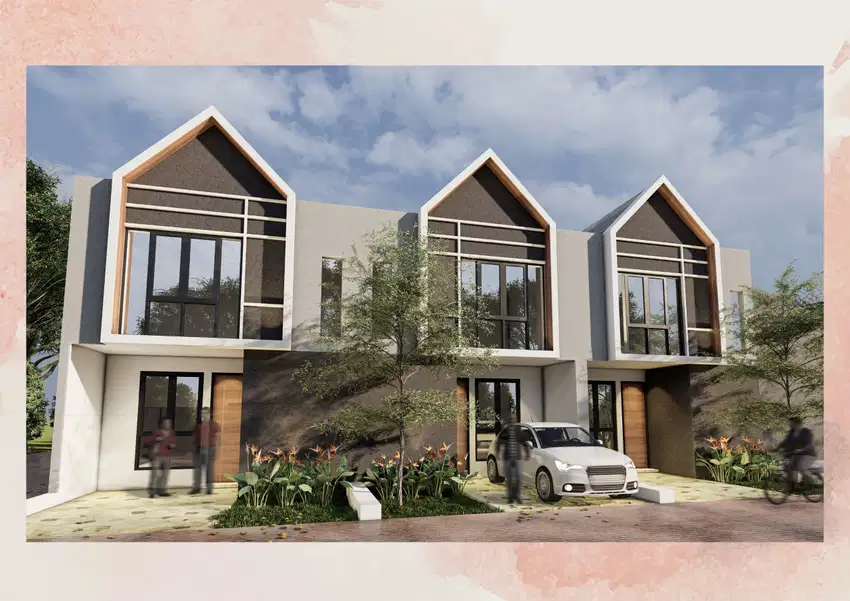 Rumah scandinavian 2lt Tirta Agung Gunung Anyar, Surabaya Timur
