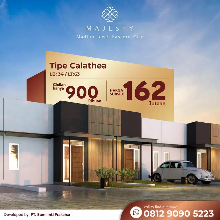 PERUMAHAN MADIUN DEKAT KOTA MURAH 162JT