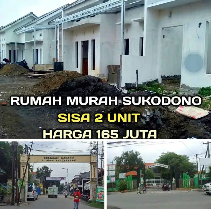 Rumah siap huni Anggaswangi Sukodono bisa kredit inhouse tanpa bank