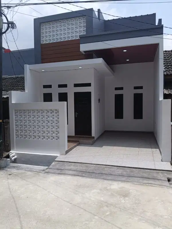 Rumah baru estetic siap huni deket summmarecon