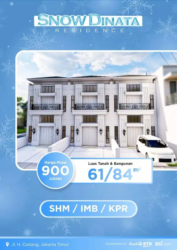 Rumah clasik eropa 925 jt di Bambu Apus jakarta timur