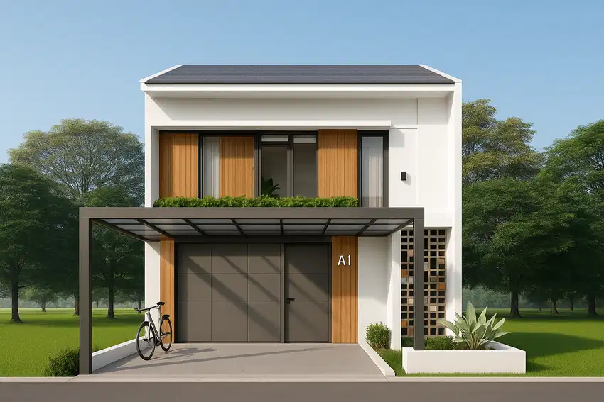 [Jual Rumah]  Bandung Timur 2 Lantai Lokasi Didalem Komplek Bisa KPR