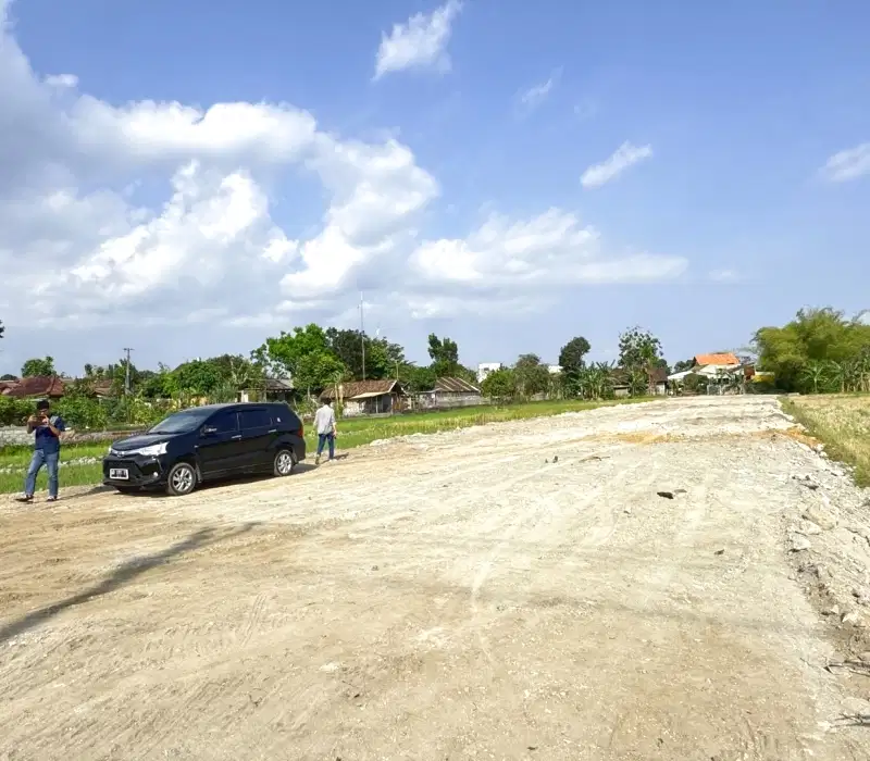 Dijual Tanah di Jl. Sidokarto Tepi Jalan Aspal Dekat Kampus STPN