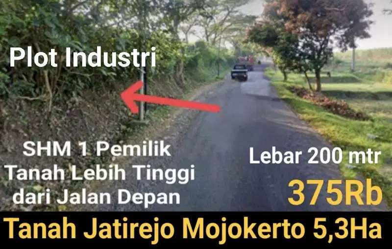 Tanah di Jatirejo Mojokerto