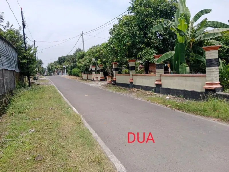 Harga tanah sukoharjo, Pekarangan 187m² hook,  jalan 6,5m,  polokarto