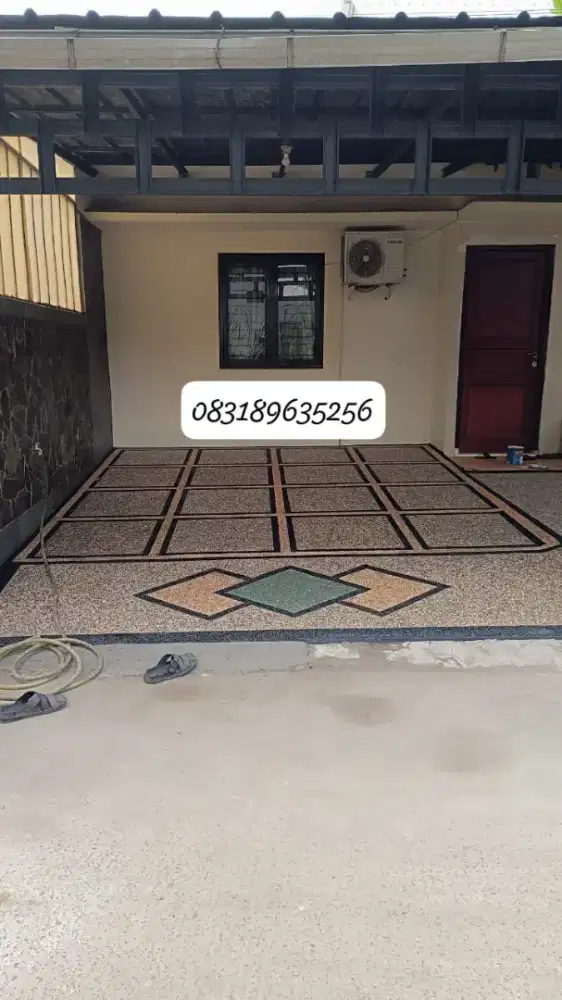 lantai carport minimalis