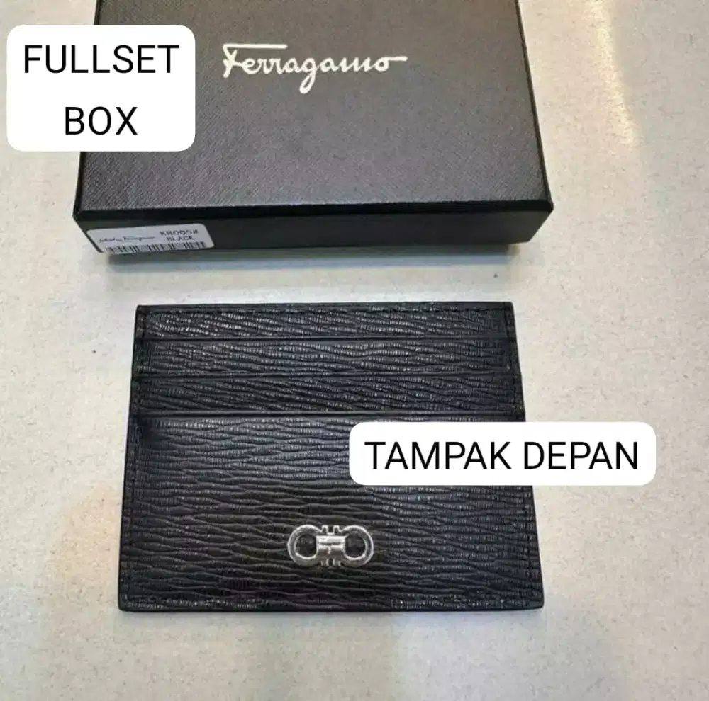 Card Holder Dompet Kartu FerraGamo fullset box