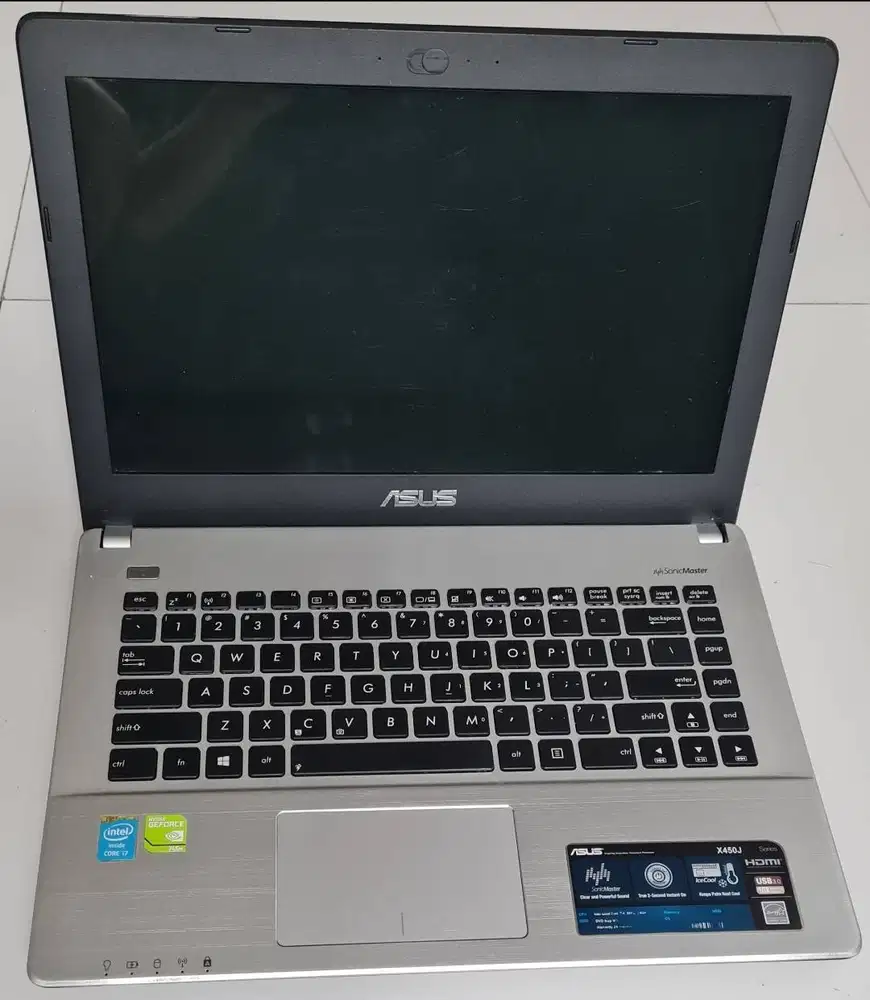 Laptop Asus Core i7 Asus X450J Ram 4 Gb Vga Nvidia Geforce