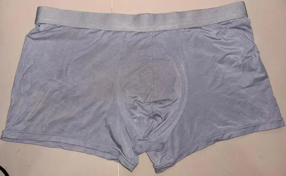 Paket celana dalam boxer nike, just do it, abu (L/XL) karet aman