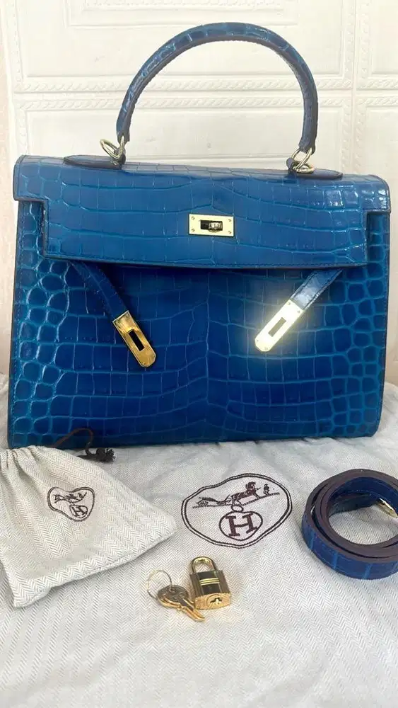 Hermès Kelly 20 alligator leather