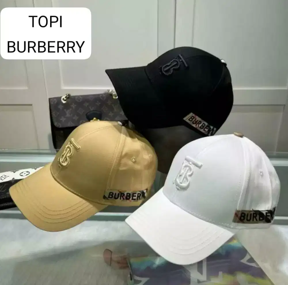 Topi Burberry Baseball Cap Topi Sport Casual