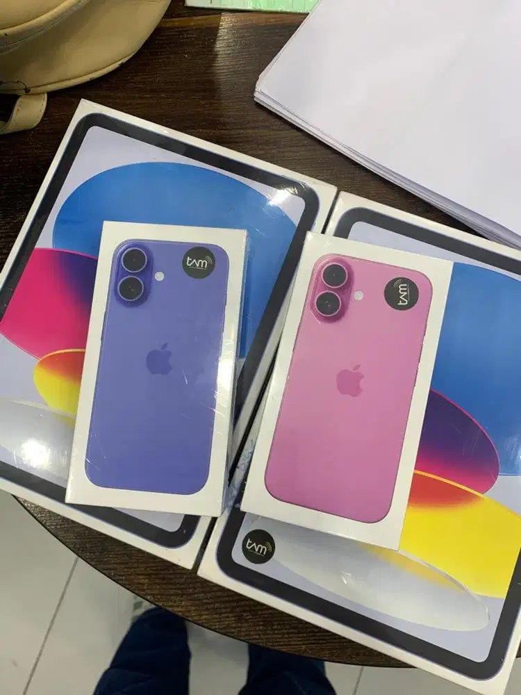 iPhone 16 128GB & iPad A16 New Resmi Indonesia