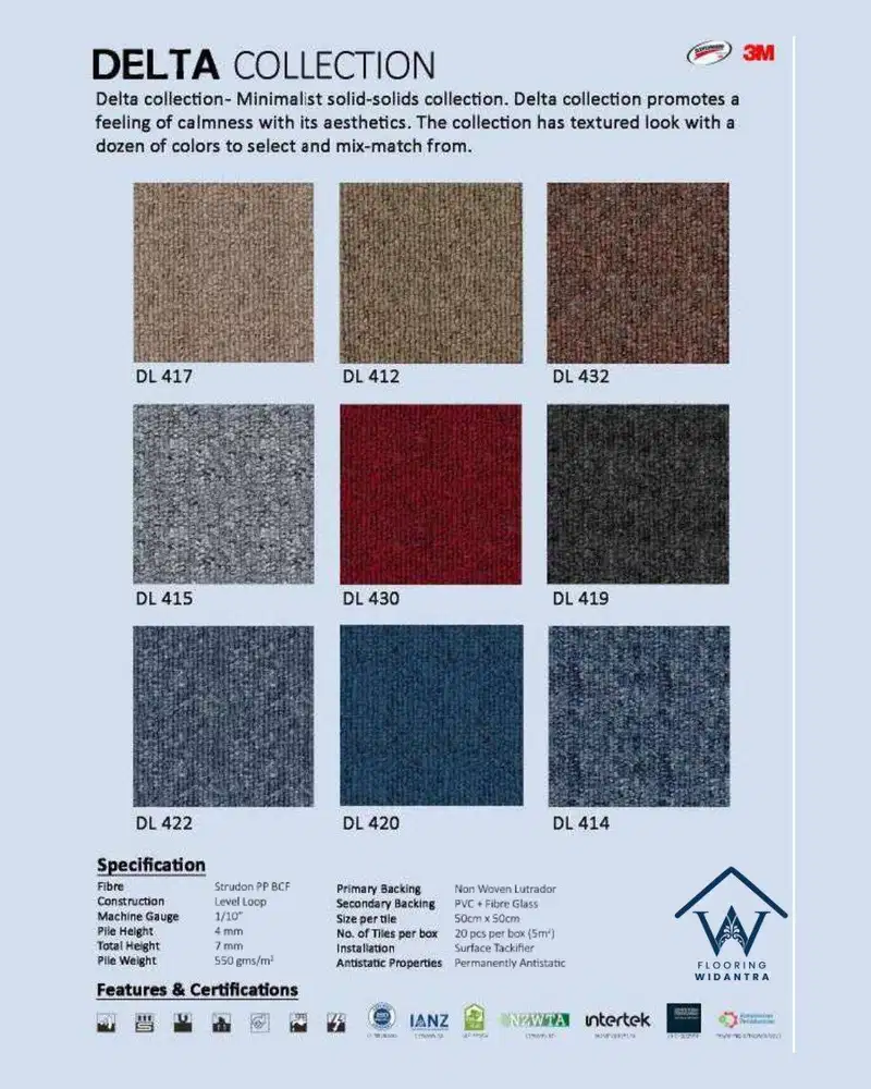 KARPET LANTAI DELTA 50 x 50 cm
