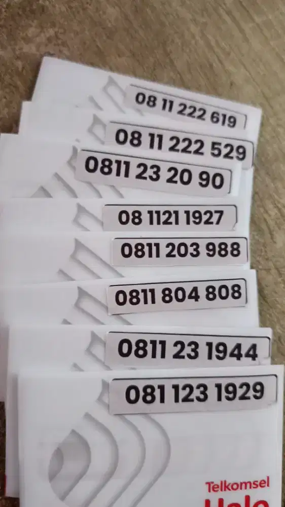 Nomor Cantik Telkomsel Halo 10 Digit Free 1 bulan Paket Internet