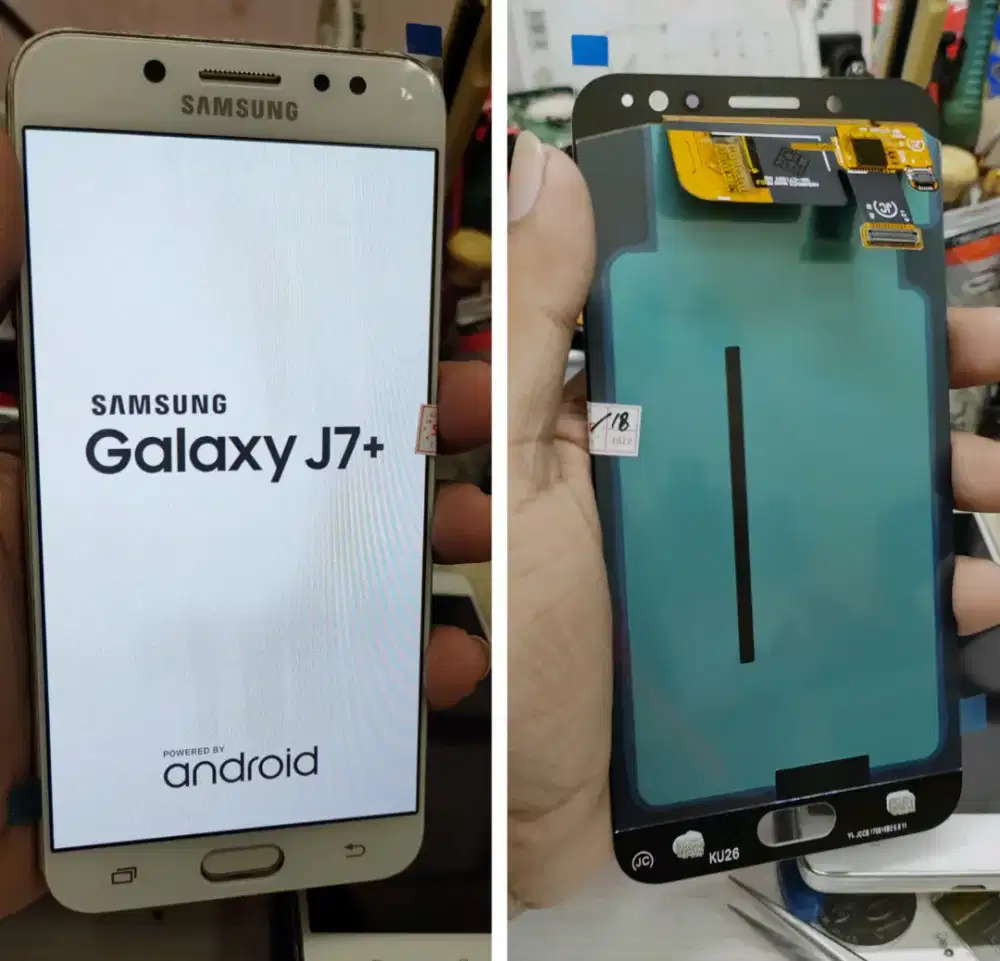 Lcd Samsung J7 Plus OLED (Harga plus Pasang)