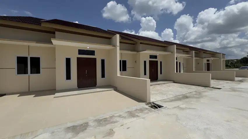 jual rumah baru jl karya indah riau ujung rmh hadap timur