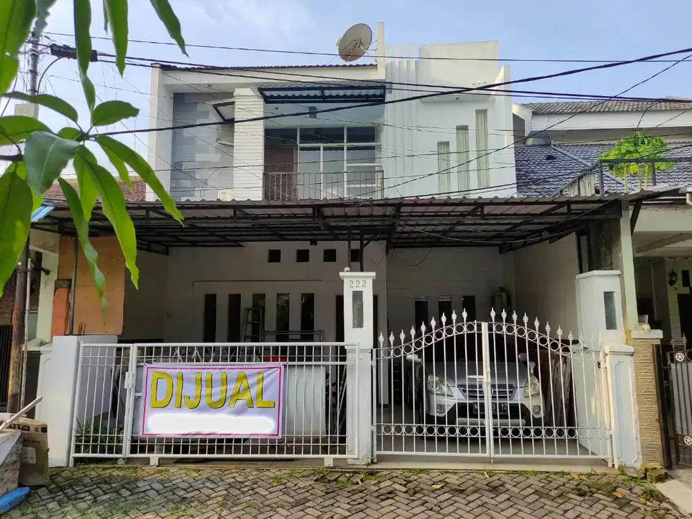 Rumah di Pondok Chandra, murah, luas, lega, 2 lantai