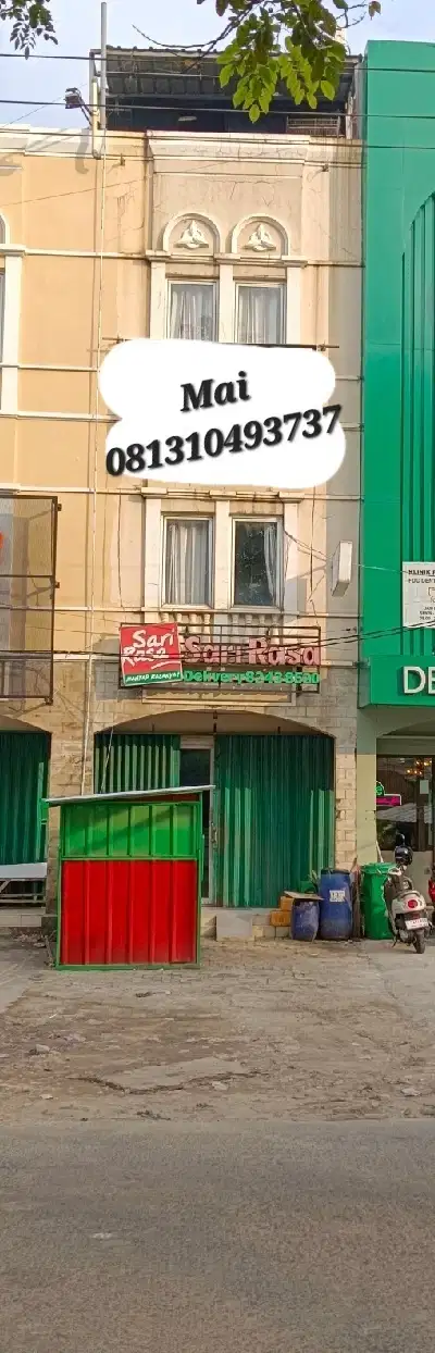 Dijual ruko 3,5 lantai di Pekayon - Bekasi, SHM, toilet ditiap lantai