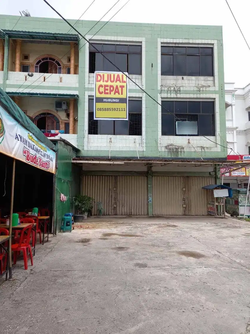 Dijual Ruko di Jl HR Soebrantas Panam, Simpang Baru, Pekanbaru
