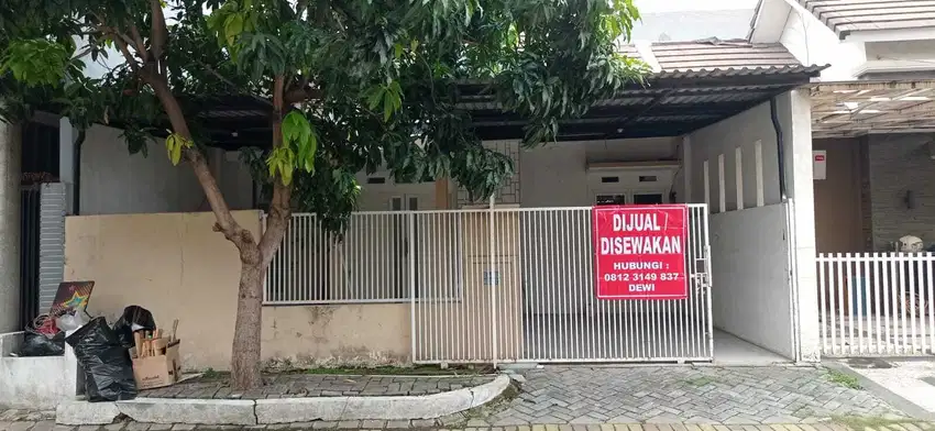 Disewakan rumah siap huni lingkungan nyaman Jaya Maspion, Sidoarjo