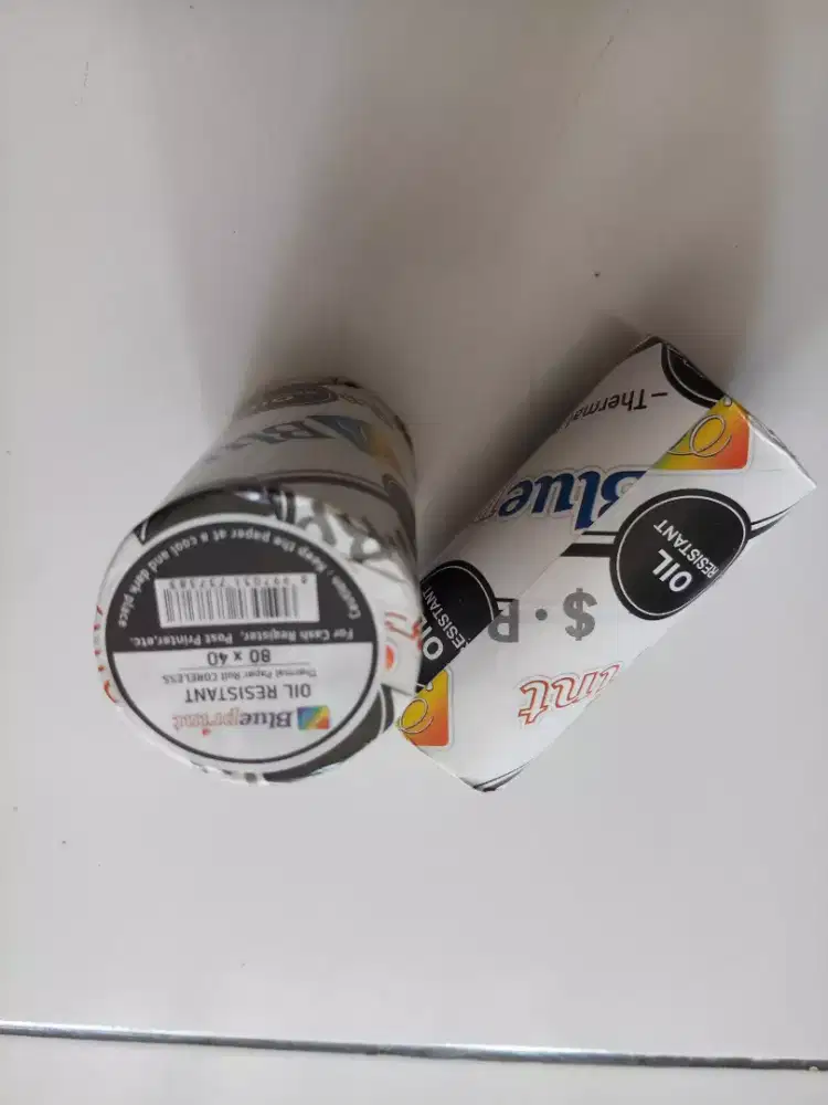 Kertas thermal Oil Resistant 80x40mm (12 rol)