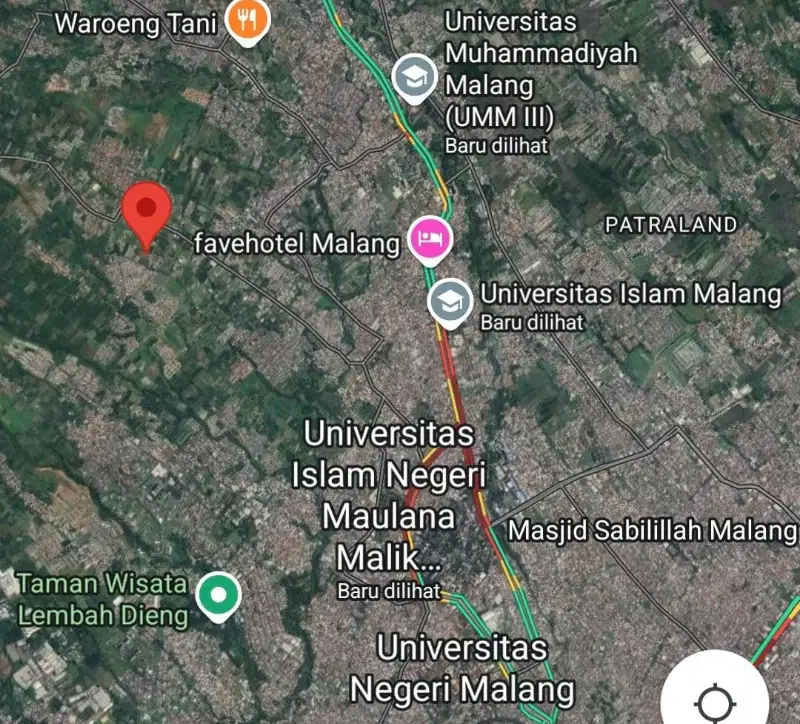 Tanah Kavling Strategis di Kota Malang, cocok untuk bangun Kost!