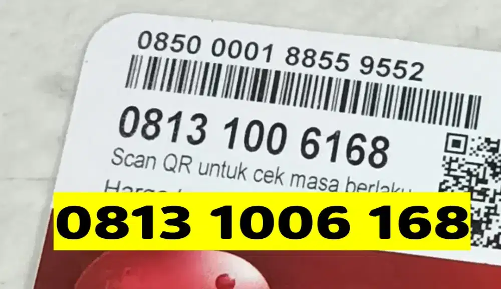 COD Perdana Nomor Cantik Simpati 11 Digit 168