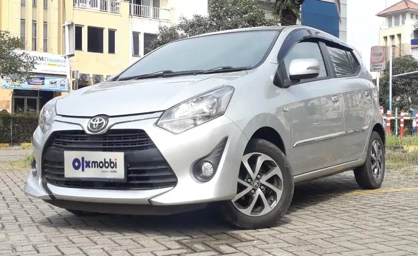 TDP 6,JT Toyota Agya 1.2 G Bensin-AT Silver 2019