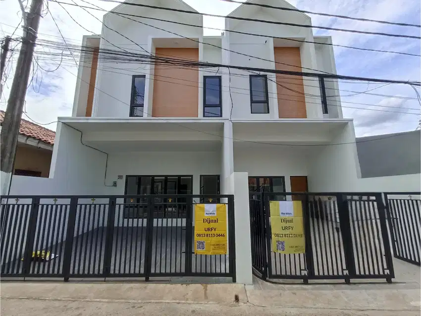 Rumah Baru Modern 2 Lt - Nyaman, Siap Huni di Lubang Buaya, Cipayung