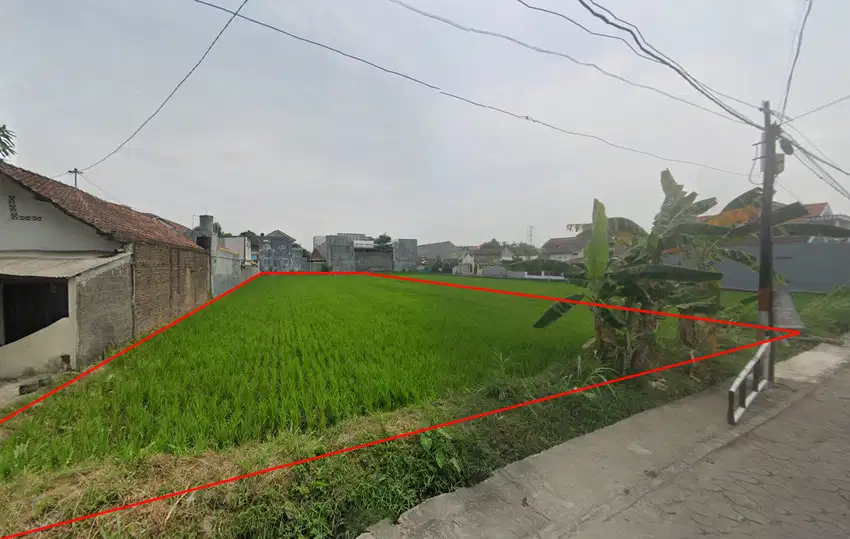 Tanah Sawah 1.313 m² Cocok Kost Ngestiharjo Kasihan Bantul