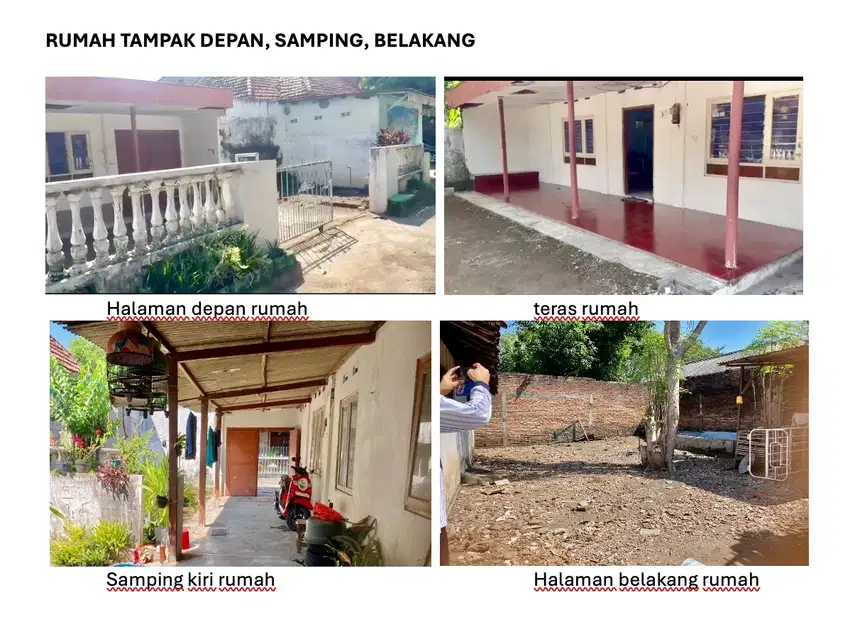 JUAL CEPAT HITUNG TANAH! Rumah & Tanah Luas Dkt Alun-alun Nganjuk