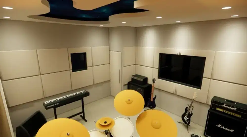 PASANG PEREDAM SUARA RUANGAN/SOUDBLOIKING TREATMENT