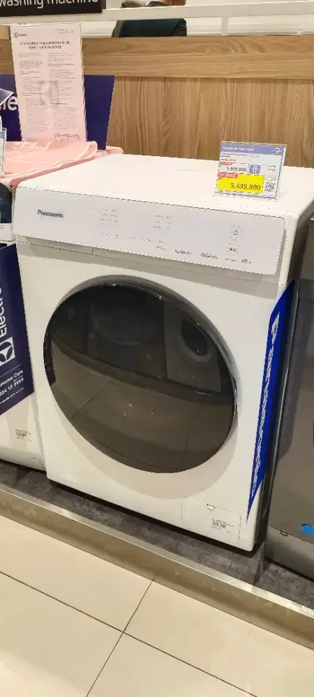 Mesin Cuci Panasonic Front Loading 8Kg (Kredit Tanpa DP)