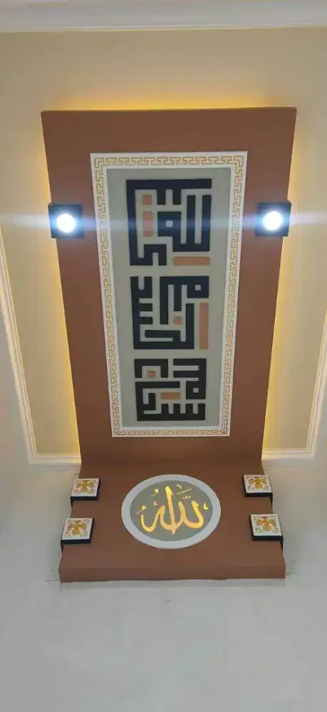 Jasa pemasangan plafond gypsum dan partisi canopy wallmolding murah