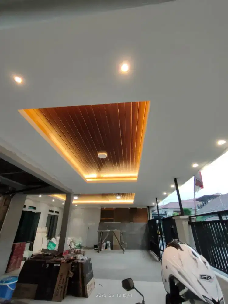Lampu led strip drop cielling elektronik rumah tukang panggilan