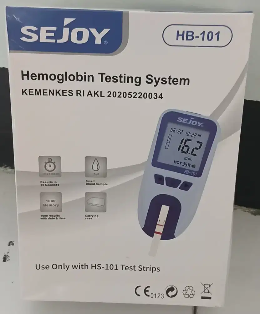 Alat Cek Hemoglobin Darah HB Meter SeJoy 101